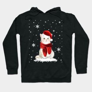 cat snowman Hoodie